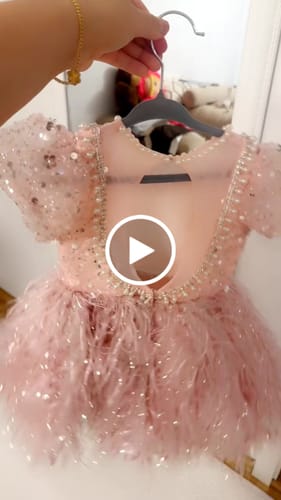 Customer video review of Elegant Baby Girls Festival Dress Toddler Birthday Beauty Pageant Dresses
