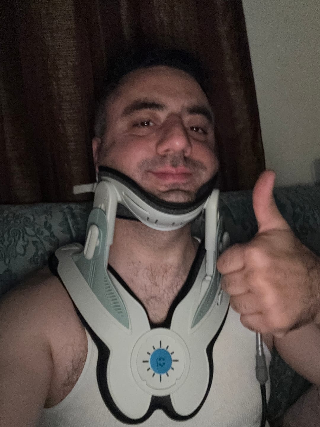 Customer photo review of Hypertrax Smart Neck Comfort System