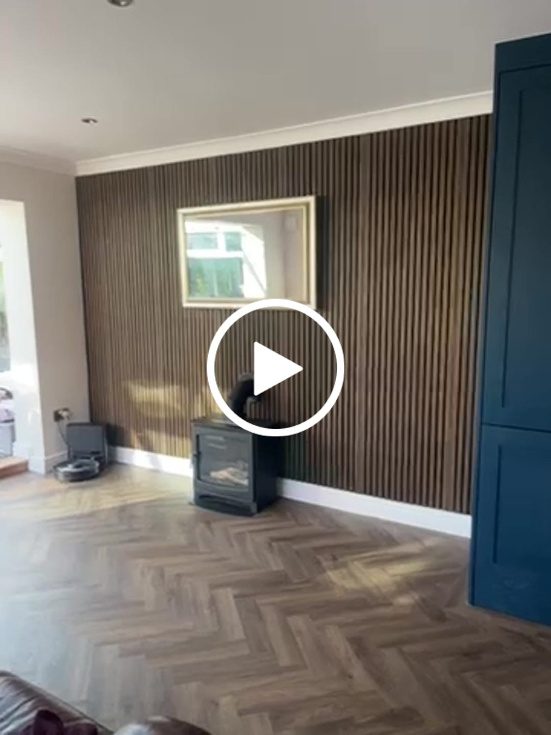 Customer video review of Wooden Wall Panel | Smoked Oak | Premium 3-sided Wood Veneer