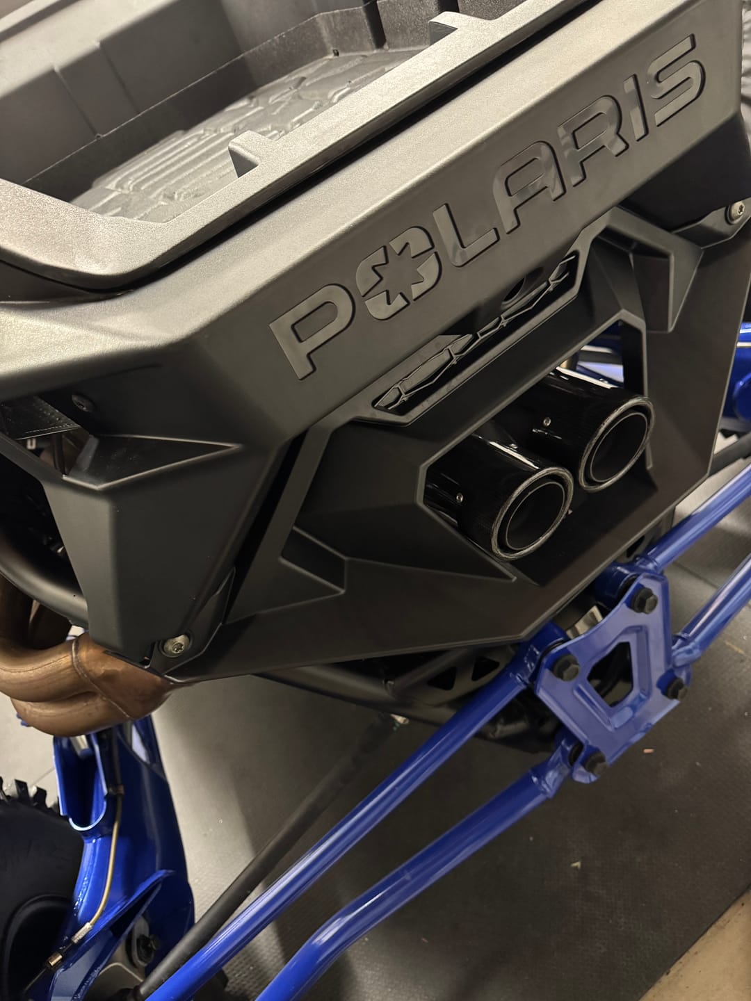 Customer photo review of RPM Polaris RZR Pro R 3" DUAL Sport Muffler W/ 3" Tip