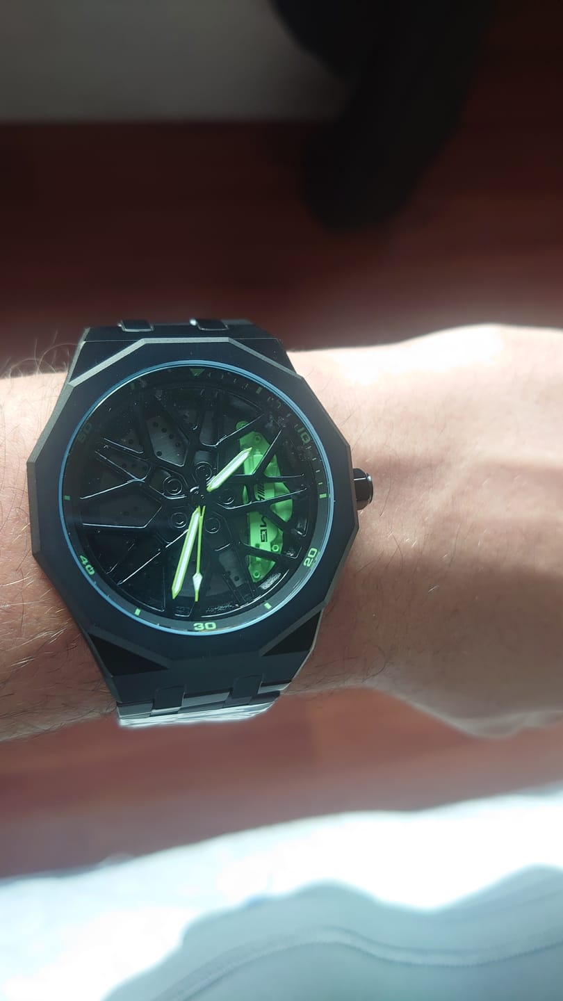 Customer photo review of Petronas G55 - Brushed Steel Strap