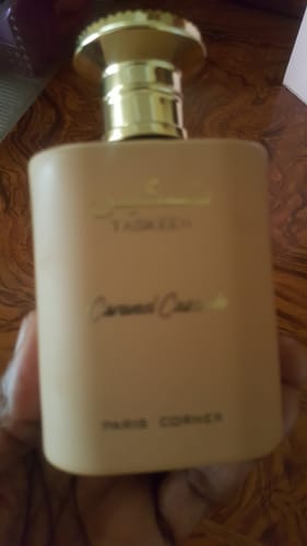 Customer photo review of Taskeen Caramel Cascade Paris corner