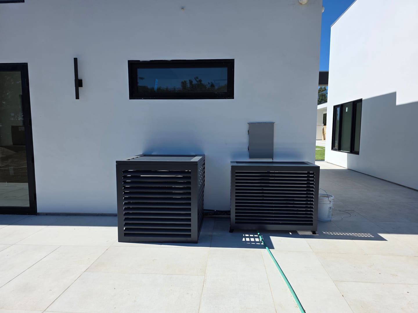 Customer photo review of Mini-Split AC Cover - Black