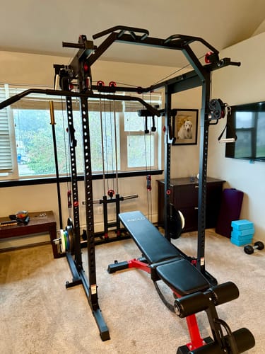 Customer photo review of K6-2.0 Ultra All-in-One Power Rack Functional Trainer (UPGRADED)