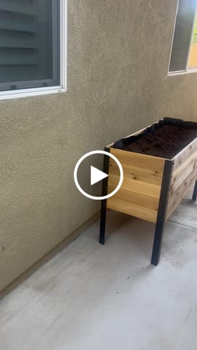 Customer video review of 18" x 48" Raised Garden Bed - 30" TALL