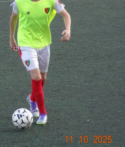 Customer photo review of Built-In Shin Pads