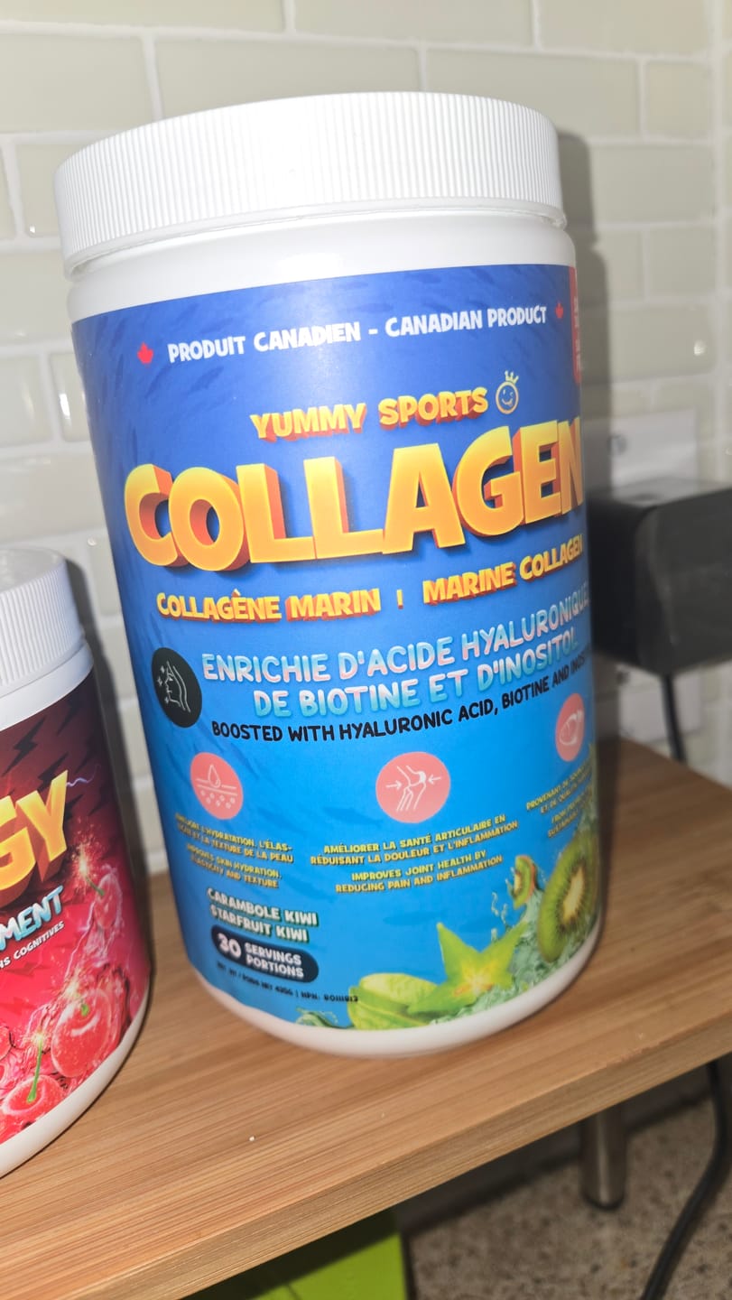 Customer photo review of Yummy Sports - Collagène marin + 435g