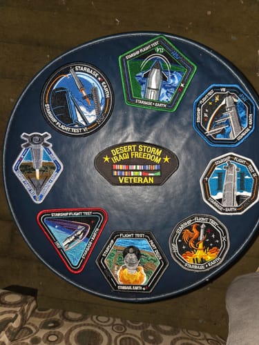 Customer photo review of Starship Flight 10 Patch