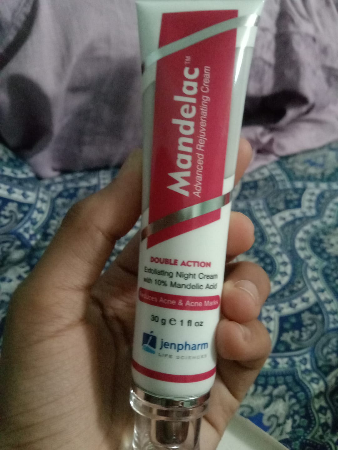 Customer photo review of MandelAC Cream
