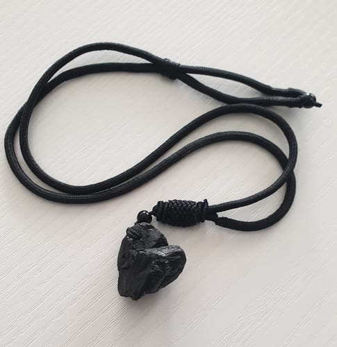 Customer photo review of Turmalin Halskette - Natur