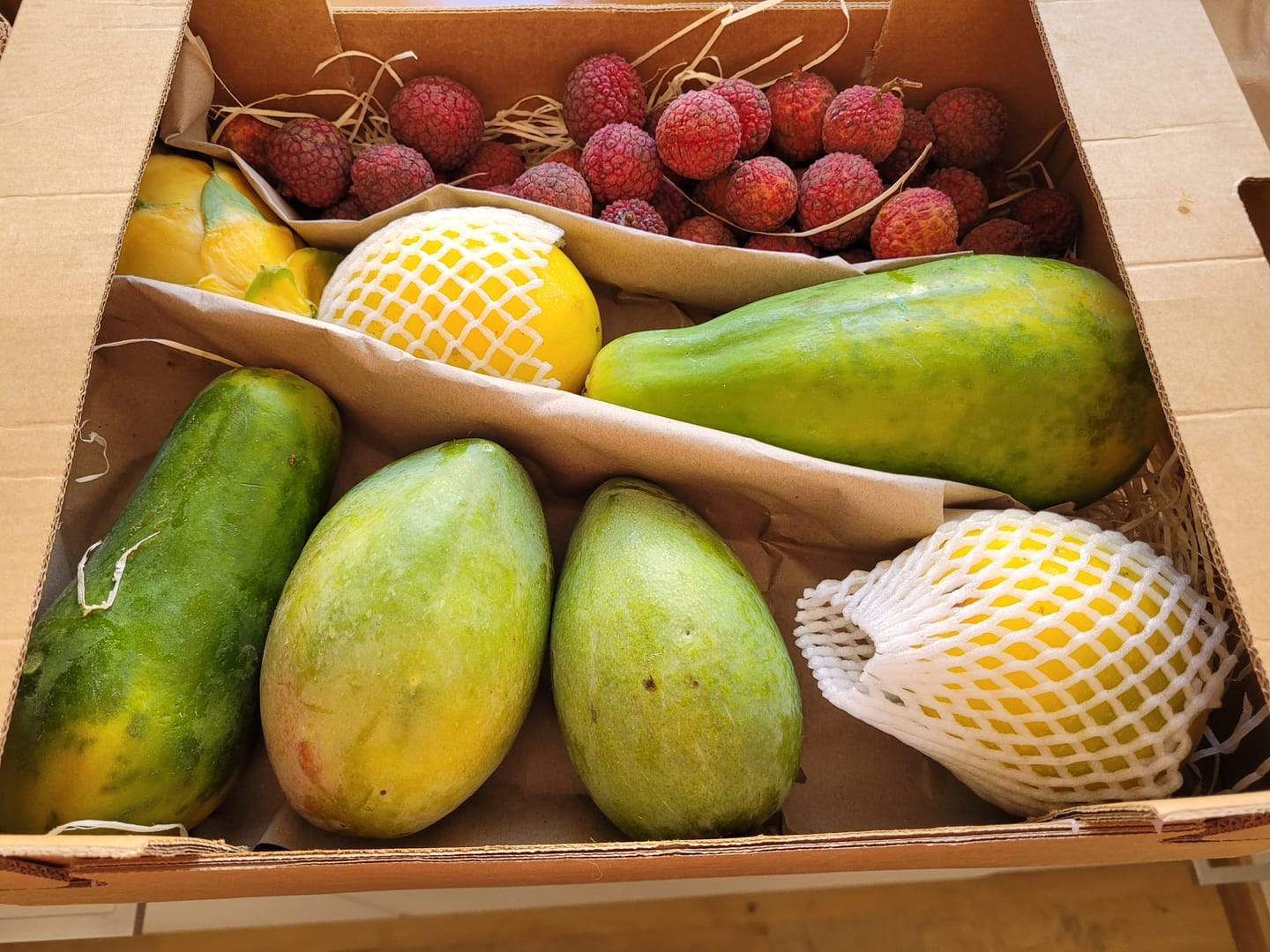 Customer photo review of Papaya Bio von Julian 4,5kg Box Wochenaktion %