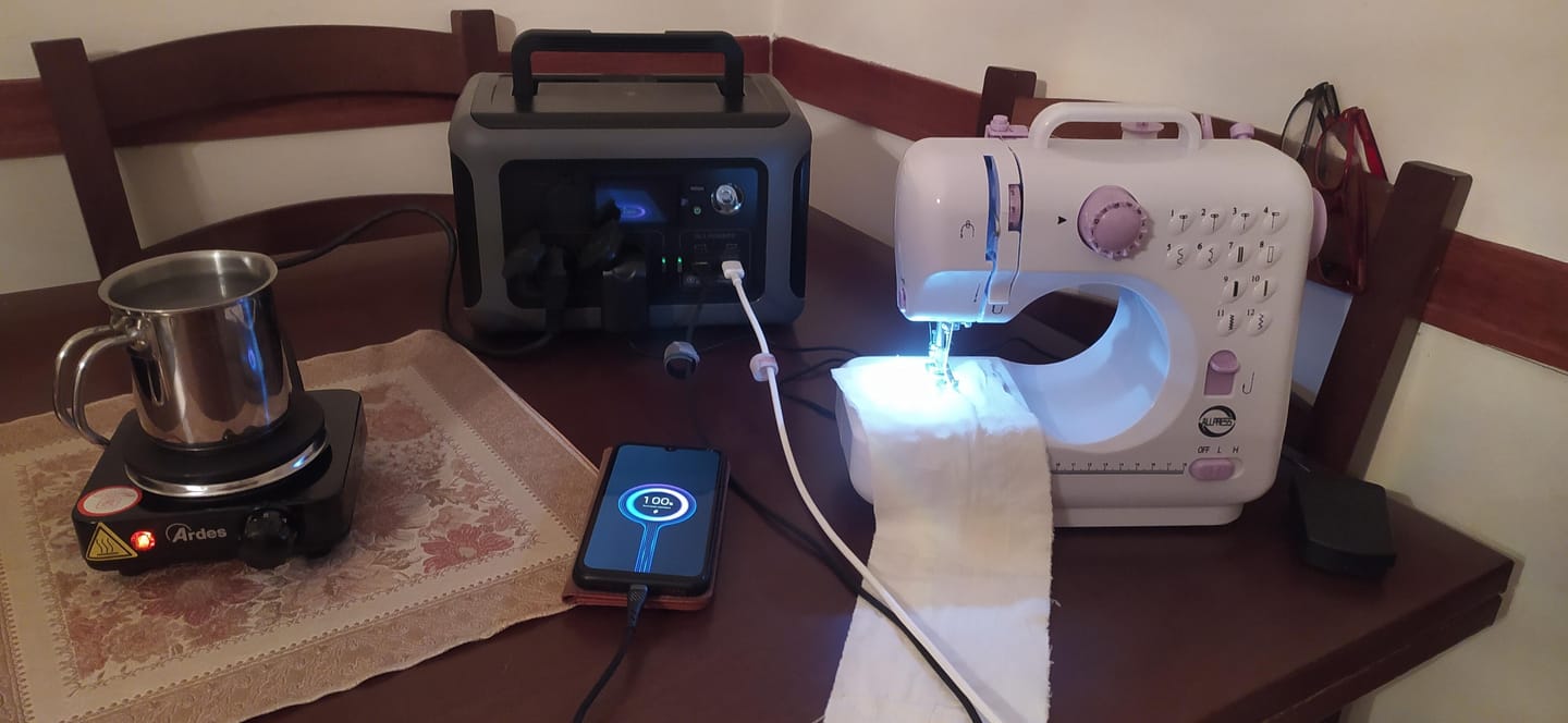 Customer photo review of ALLPOWERS R600 Tragbare Powerstation  | 600W 299Wh
