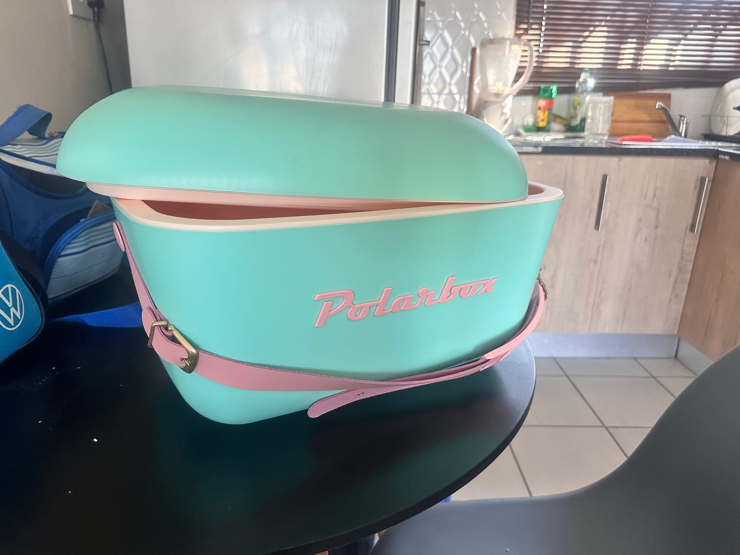 Customer photo review of Polarbox Retro Cooler Box 20L / 12L Turquoise
