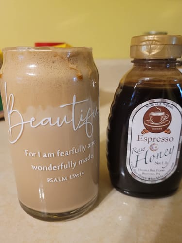 Customer photo review of Espresso Infused Honey