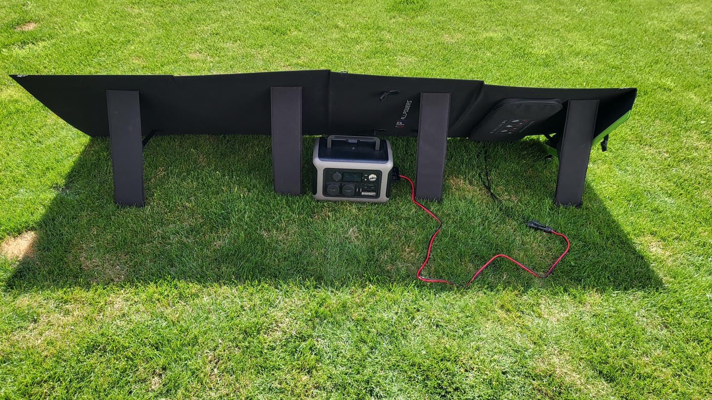 Customer photo review of ALLPOWERS 600W Solargenerator R600 Mit 100W Solarpanel