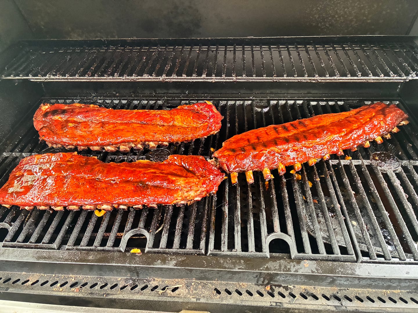 Customer photo review of Hot Honey Peach BBQ Glaze