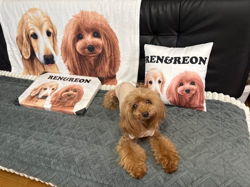 Customer photo review of Petcanva©オーダーメイド ペット似顔絵