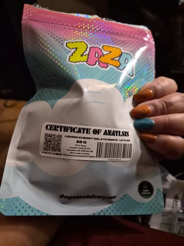 Customer photo review of Gelato 41 - 28 Grams Littles - Indica