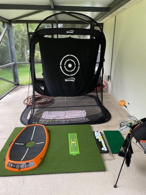 Customer photo review of Divot Board Turf Mat 4x5 - Bundle