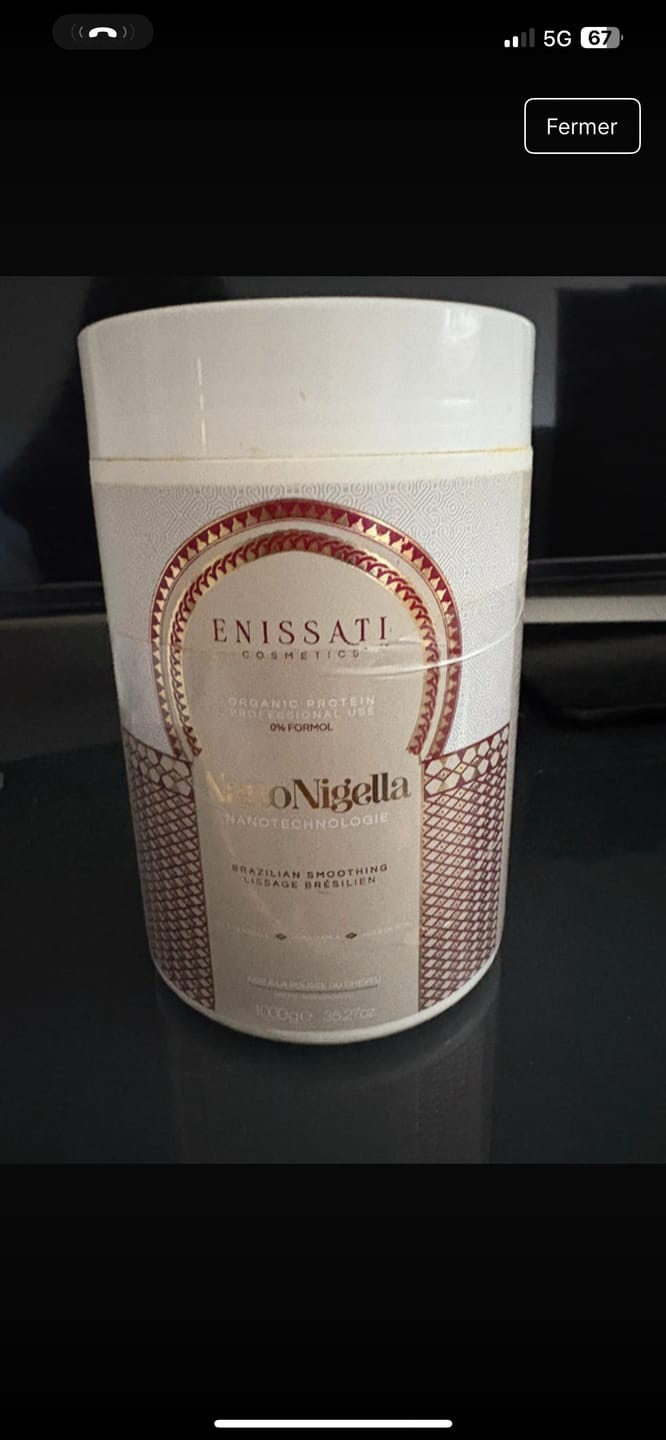 Customer photo review of FORMATION en ligne ENISSATI COSMETICS