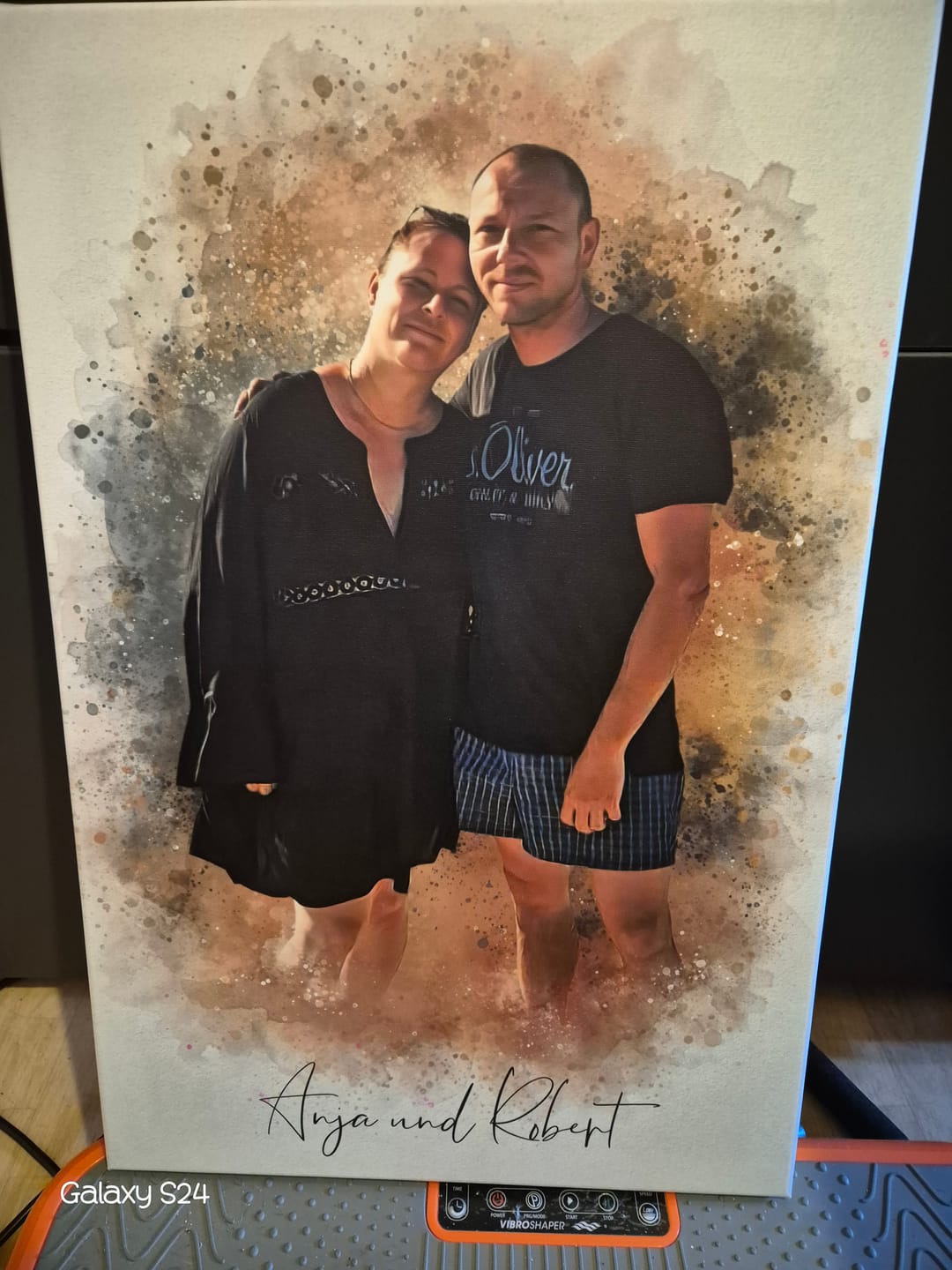 Customer photo review of Familien-Poster im Aquarell-Stil | personalisierbar