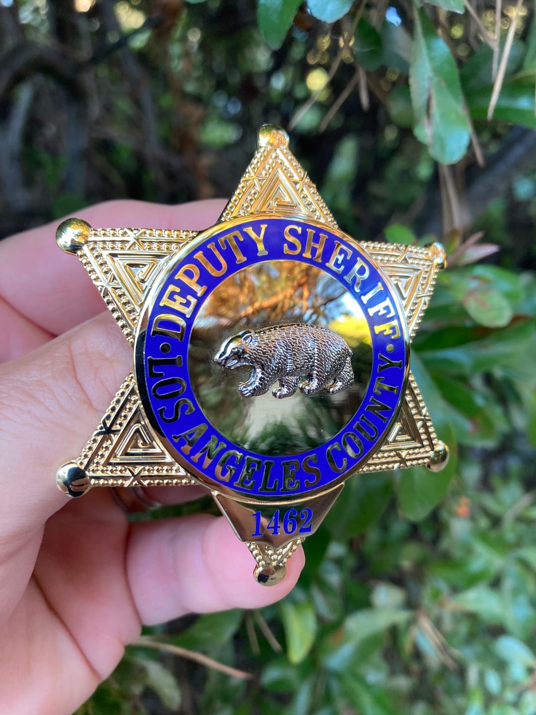 Customer photo review of Custom Badge Number Charges