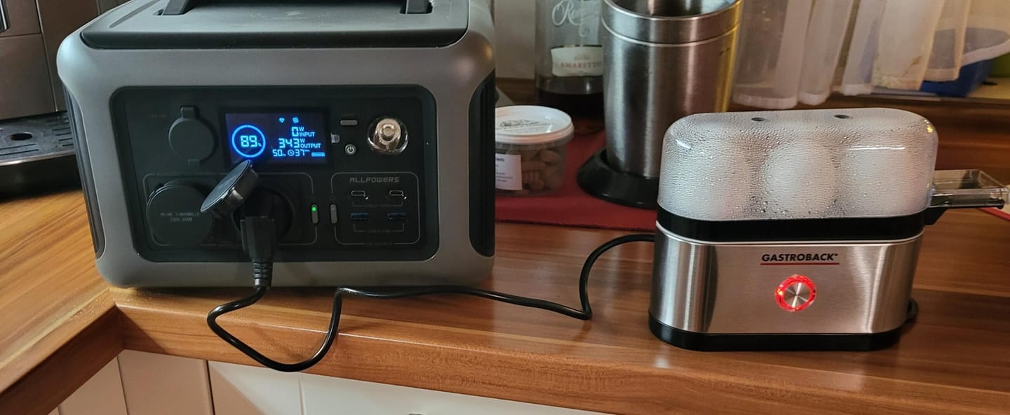 Customer photo review of ALLPOWERS R600 Tragbare Powerstation  | 600W 299Wh