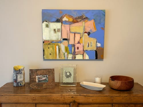 Customer photo review of Glass Picture Frame - Table Top 8x10in (recommend for 5x7in art prints)