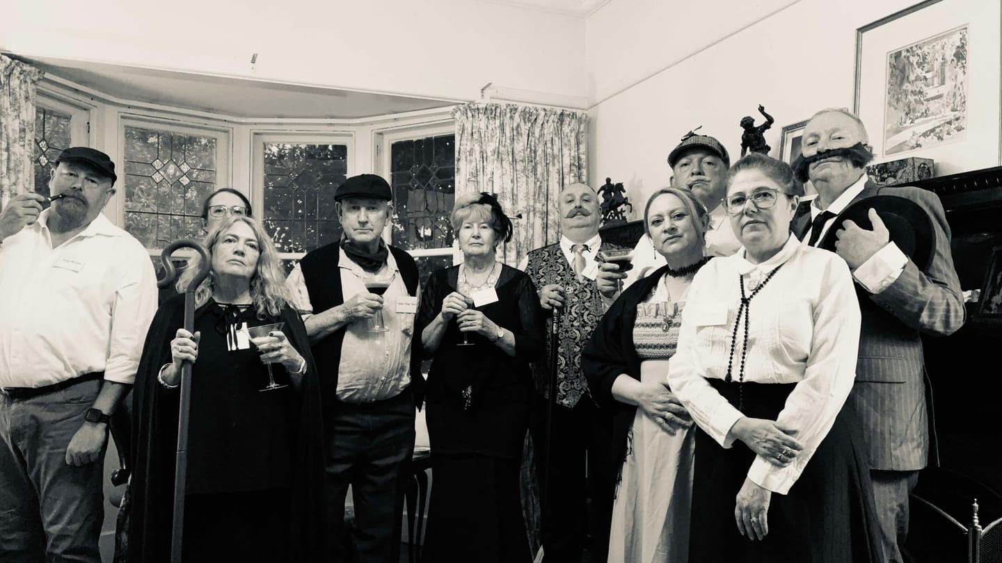 Customer photo review of Sherlock Holmes Murder Mystery Host Your Own Game Kit