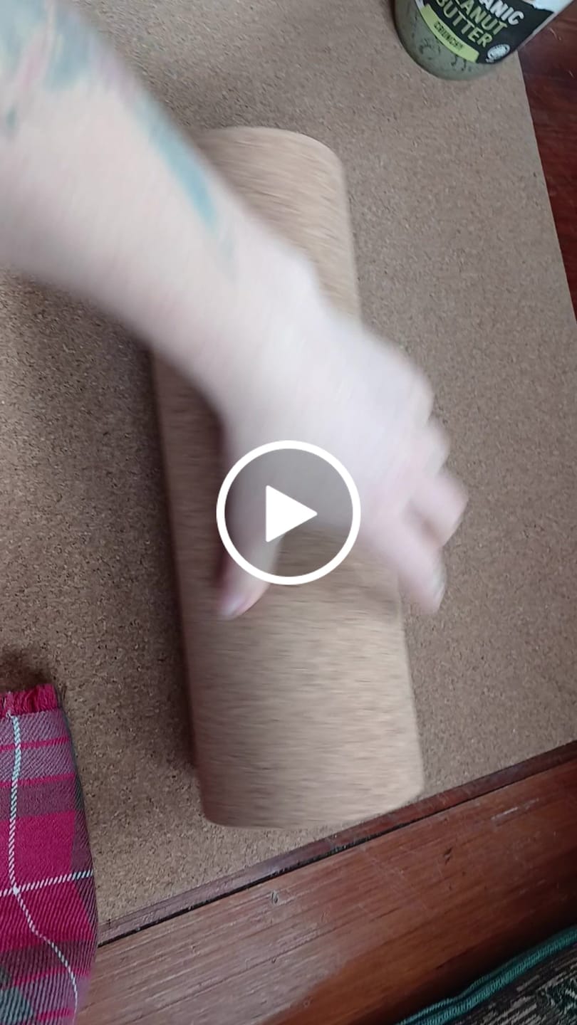 Customer video review of Cork Foam Roller