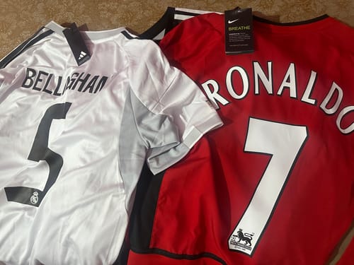 Customer photo review of Jude Bellingham Real Madrid Home New Season 2026 Jersey Soccer Shirt