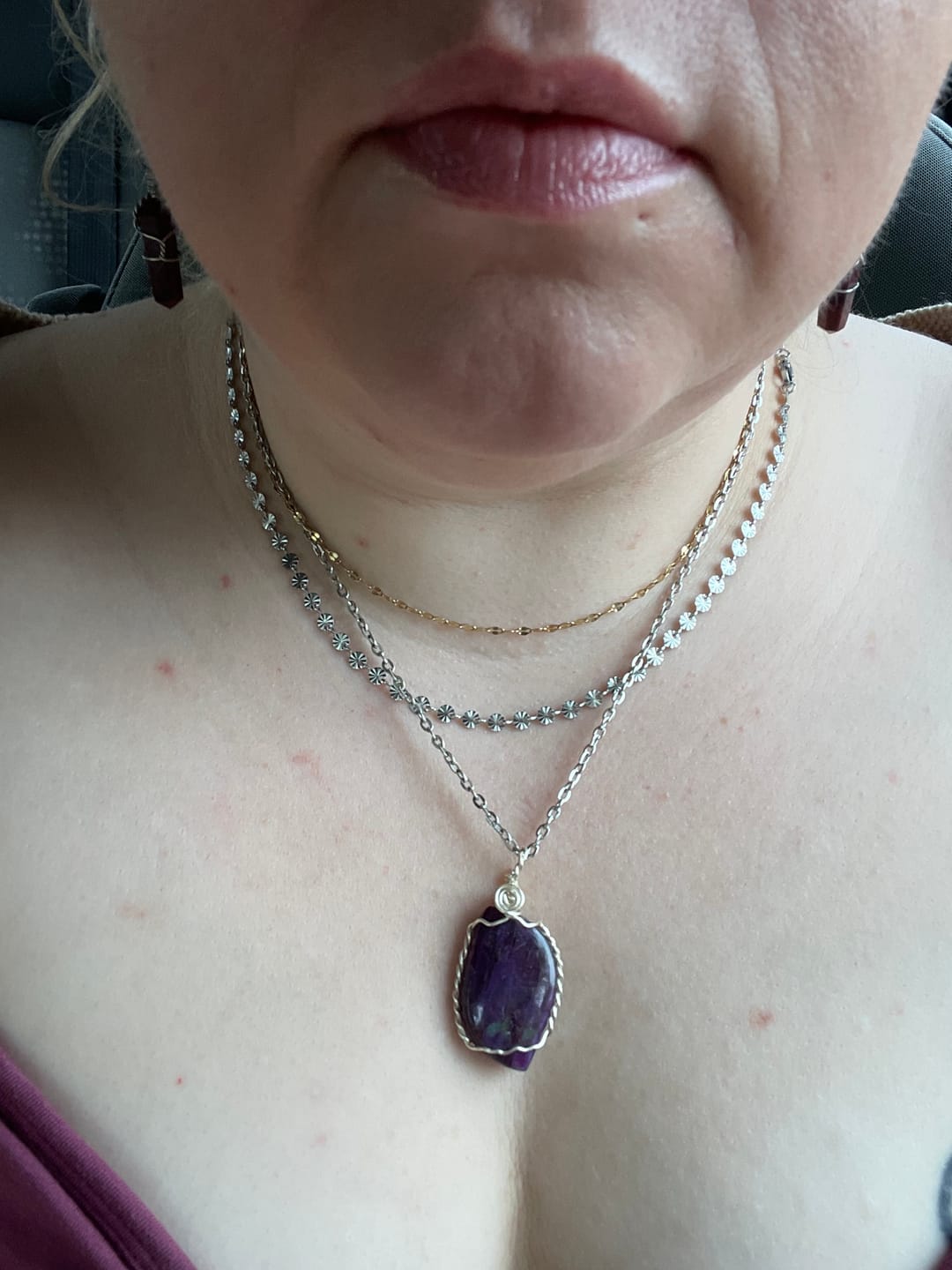 Customer photo review of Moon Chain Necklace
