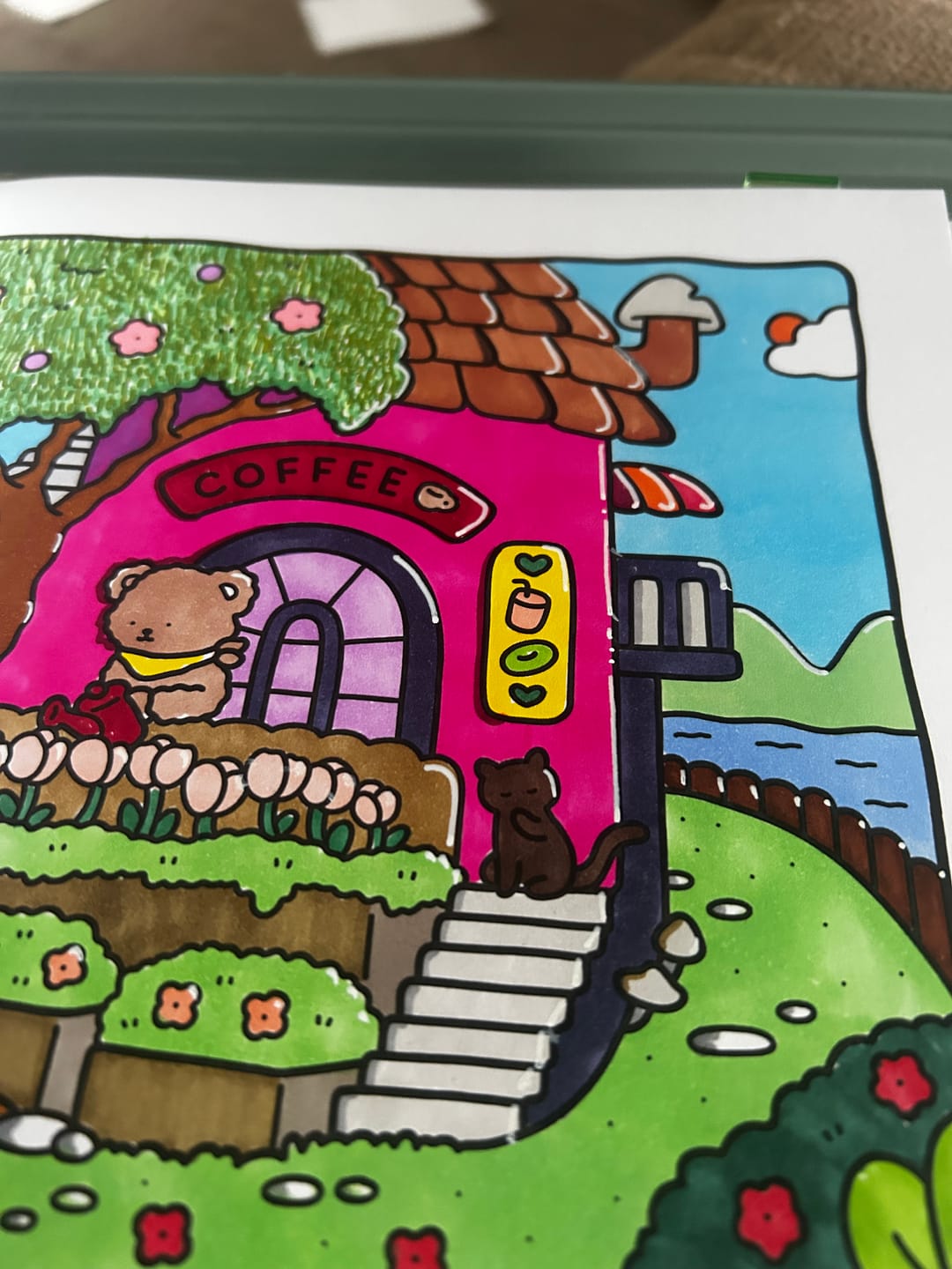Customer photo review of Ohuhu Gel Pens - Gold, Silver, White & Colorful 12-Pack