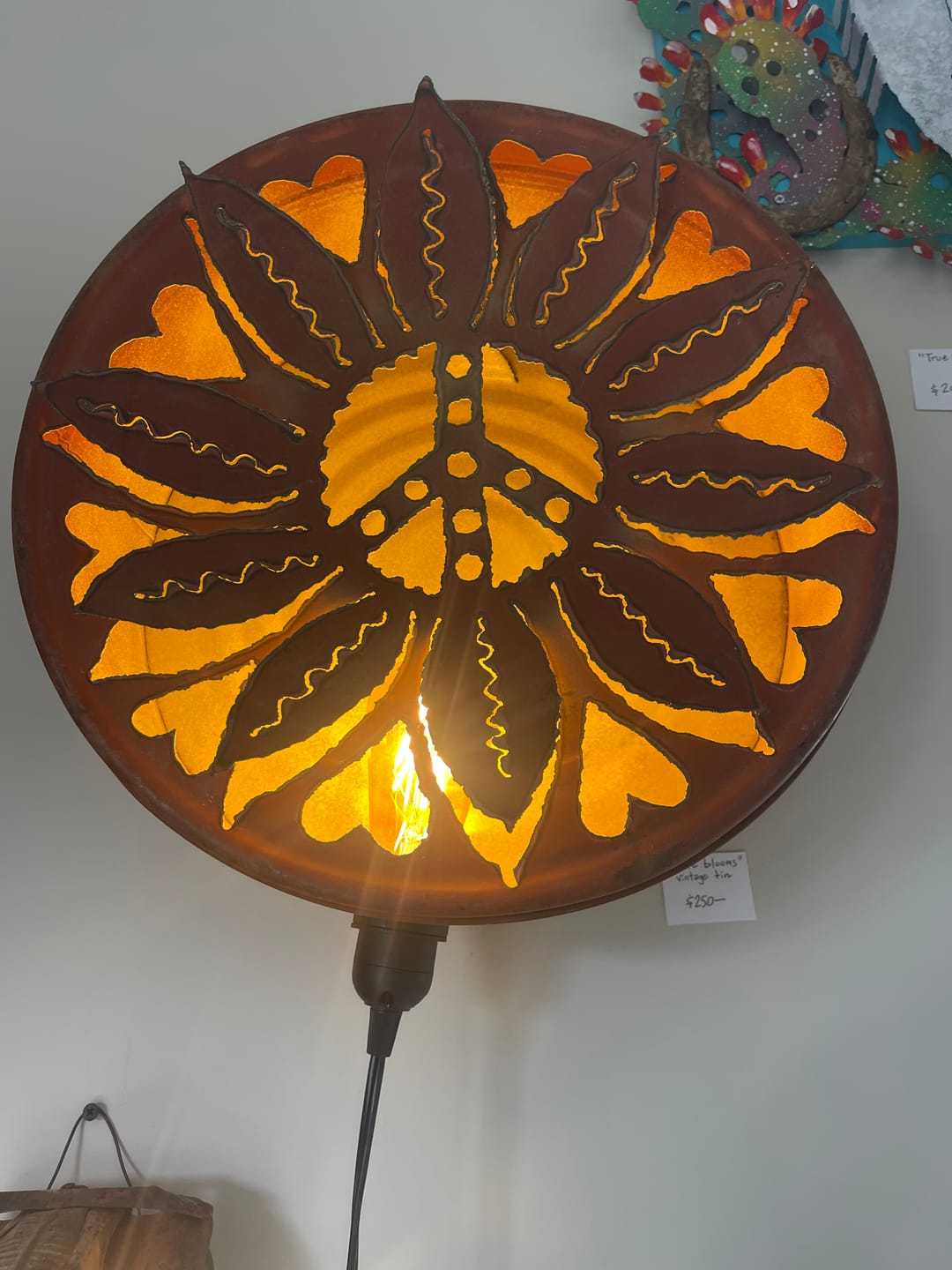 Customer photo review of Triple Socket Black Pendant Light Lamp Cord for Lanterns, Switch, E26, 19 FT