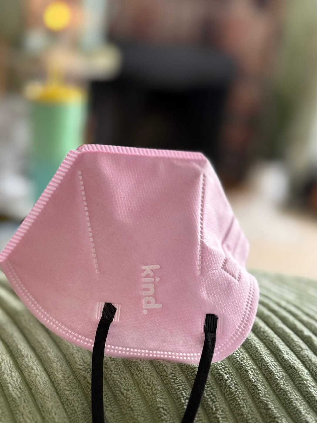 Customer photo review of Kind KN95 Respirator Mask - Colour Series (Cone Shape)