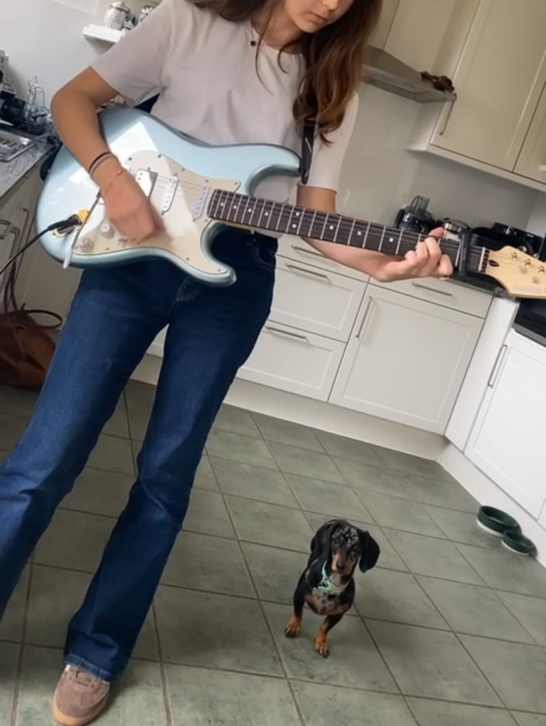 Customer photo review of Donner DST-152 Guitare Électrique avec Ampli et Housse