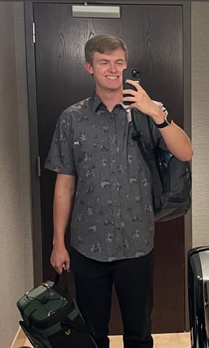 Customer photo review of Disney’s Winnie the Pooh "Pooh's Pumpkin Patch" – KUNUFLEX Short Sleeve Shirt