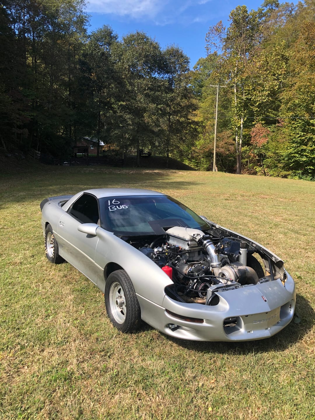Customer photo review of 1993-2002 4th Gen Camaro 15" Strutless Drag Wing w/ Adjustable Wicker 31-180