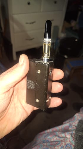 Customer photo review of 1 Gram THC-P Blend Vape Cartridge | Pink Gummy - Indica