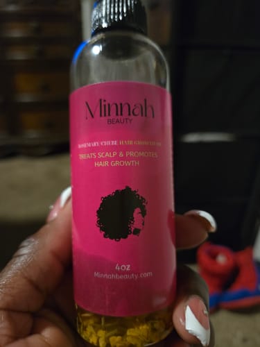 Customer photo review of Herbal Hair Growth Oil