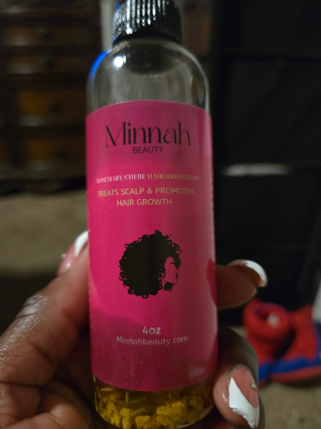 Customer photo review of Herbal Hair Growth Oil