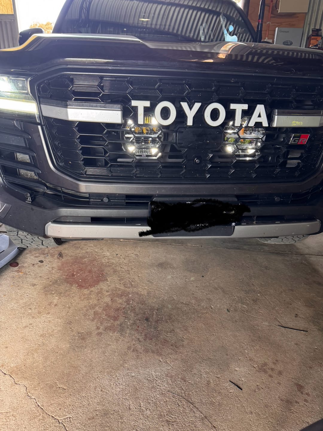 Customer photo review of Spotlight Mount – 300 Series – Behind Grille