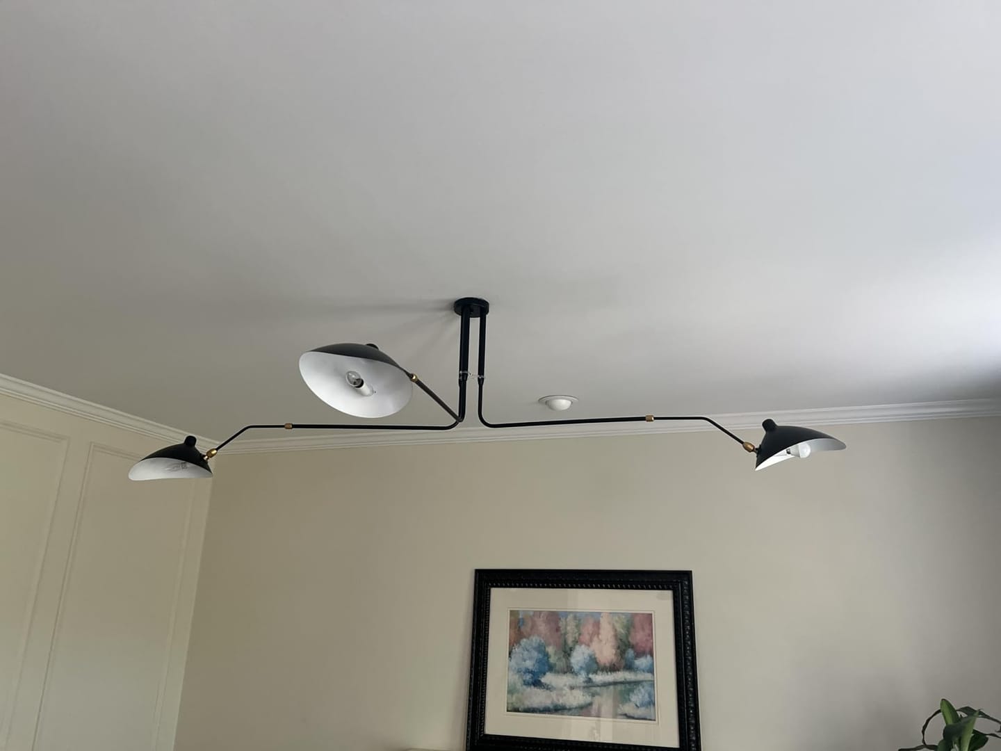 Customer photo review of WOMO Arms Semi-Flush Mount Light-WM2057