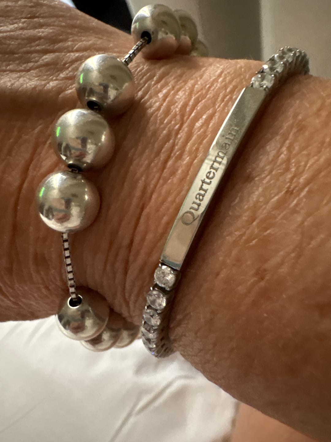 Customer photo review of ID Tennis Bracelet | 3mm