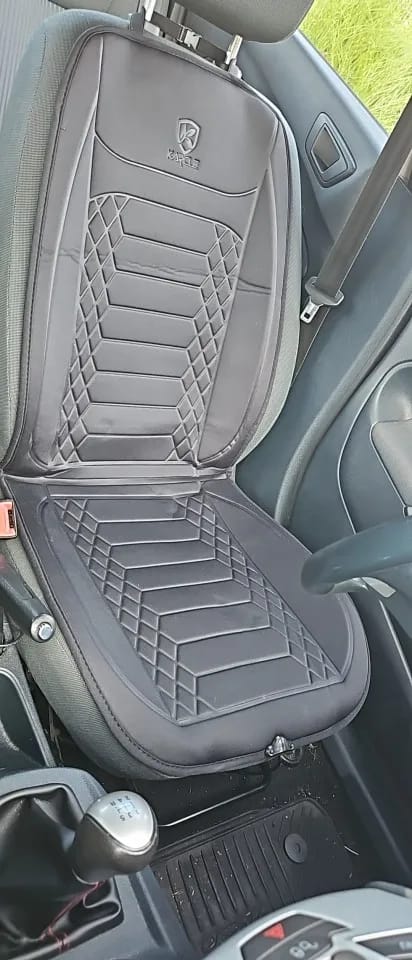 Customer photo review of Beheizte Autositzauflage