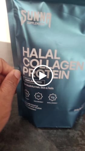 Customer video review of Halal Collagen Protein