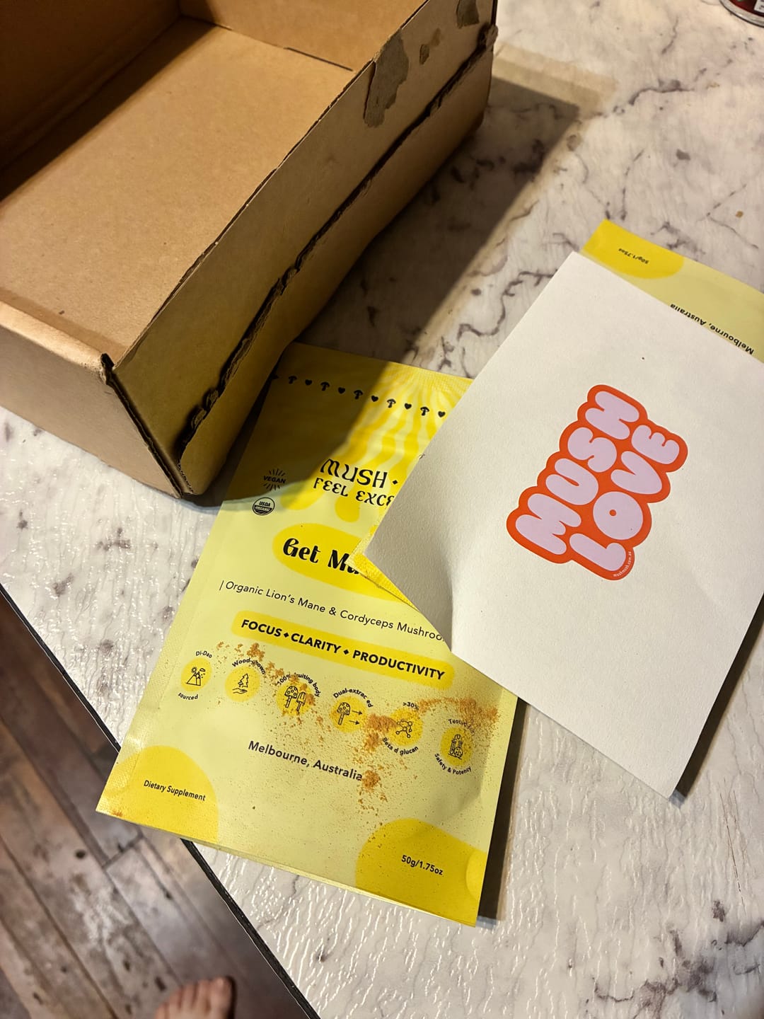 Customer photo review of Get Mush Done – Productivity & Focus Blend