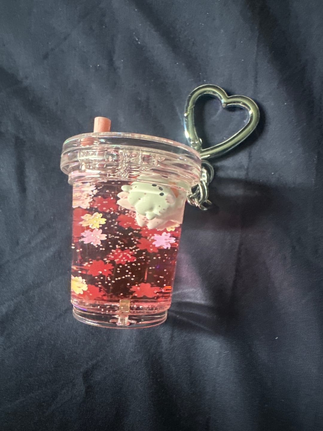 Customer photo review of BT21 - CHERRY BLOSSOM MININI WATER KEYRING