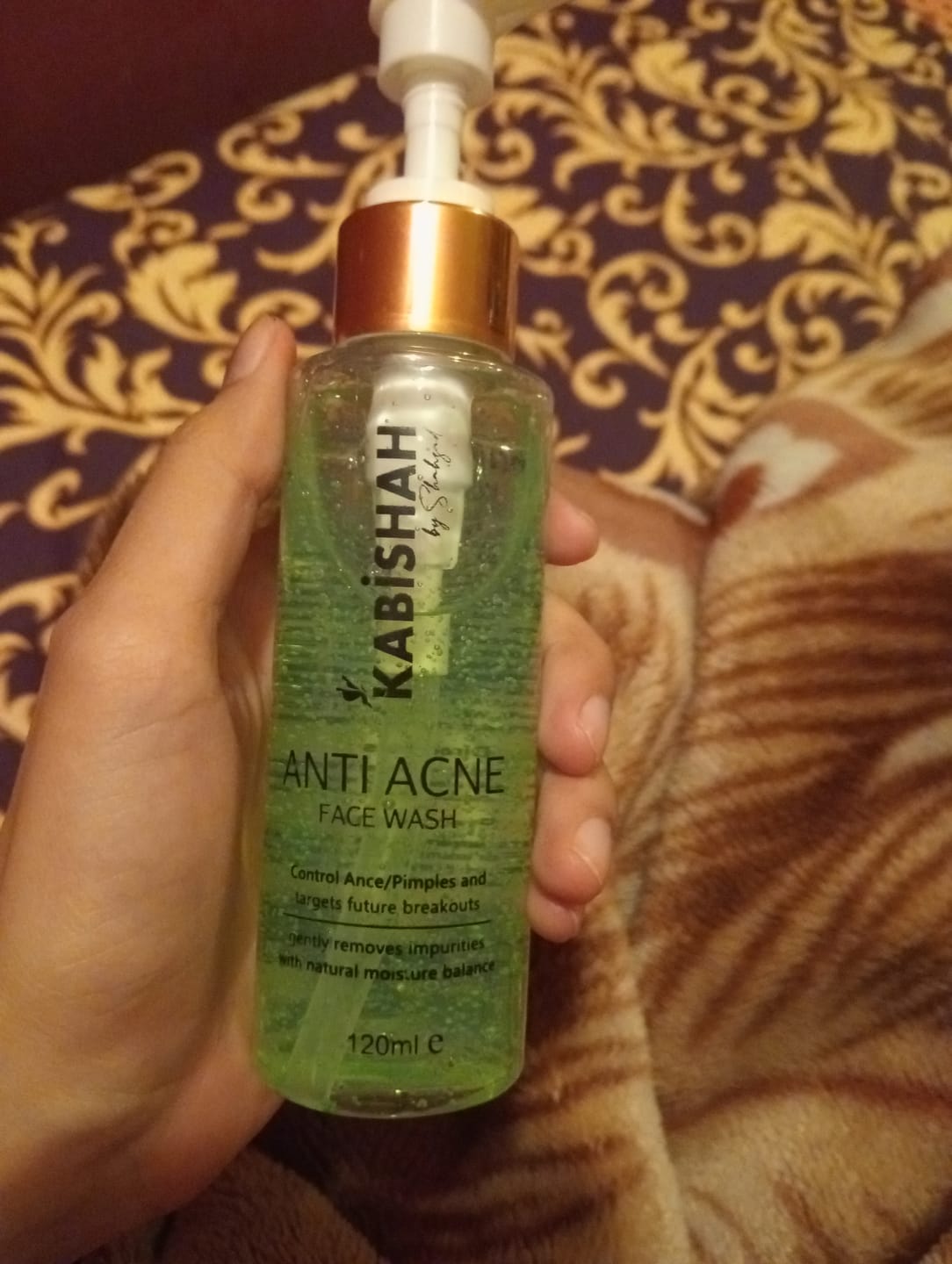 Customer photo review of ClearSkin Pro Anti Acne Face Wash