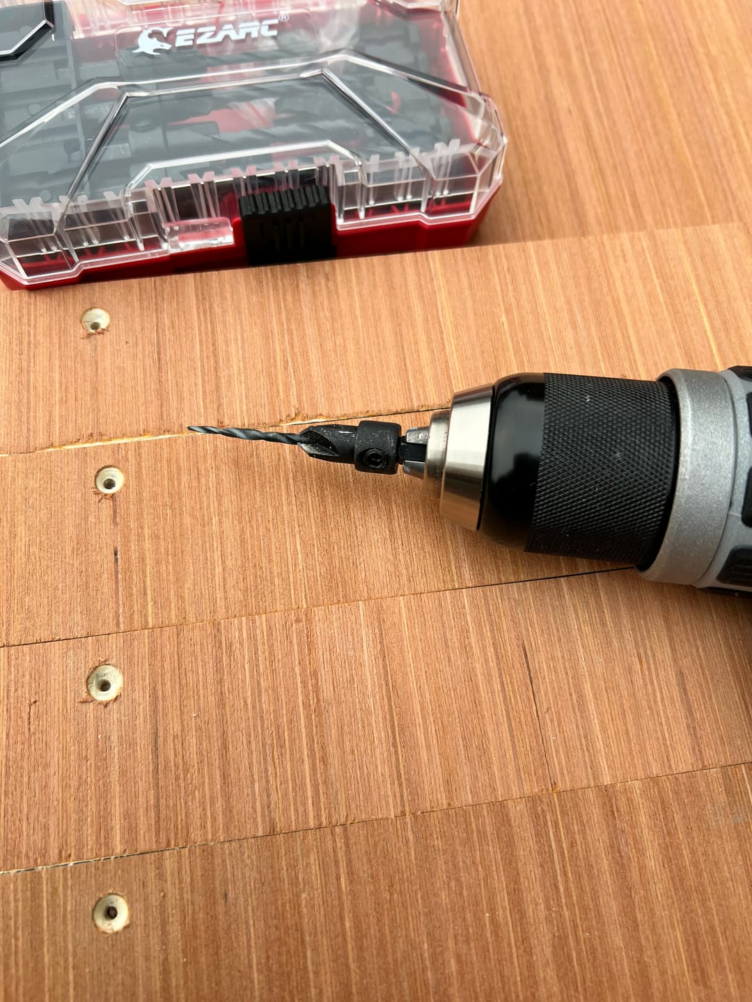 Customer photo review of 15/24PCS Countersink Drill Bit Set with Storage Box